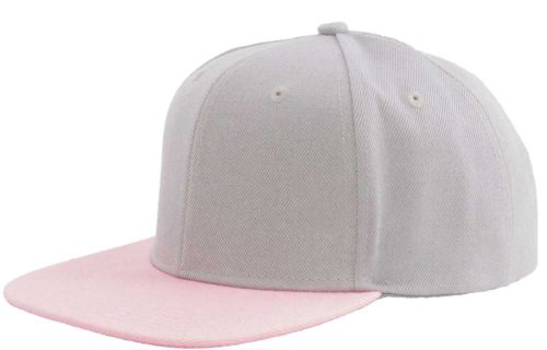 C6715 – Classic 100% Polyester Acrylic Flat Peak Snapback with plastic snap adjuster