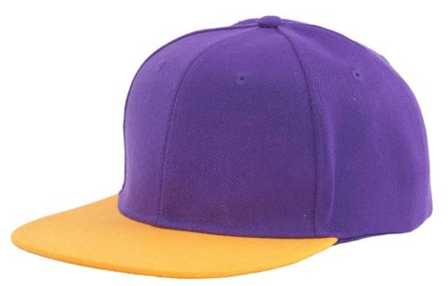 C6715 – Classic 100% Polyester Acrylic Flat Peak Snapback with plastic snap adjuster